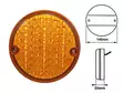 LED TAKAVALO 24V KELT 140MM/35MM (VILKKU) # - Yleisosat ja tarvikkeet - 50124 - 1