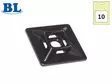 NIPPUSITEEN PIDIN 4,8MM 28X28MM 10KPL - Yleisosat ja tarvikkeet - 42454 - 1