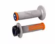 ODI EMIG PRO V2 Lock-On Grip Grey / Orange - Moottoripyörän Ohjaus & hallinta - 81424 - 1