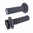 ODI Half-Waffle MX Lock-On Grip Set Graphite - Moottoripyörän Ohjaus & hallinta - 80744 - 1