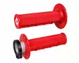 ODI Half-Waffle MX Lock-On Grip Set Red - Moottoripyörän Ohjaus & hallinta - 68924 - 1