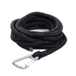 Qvarken Kiinnitysköysi Dockline karbiinihaalla 14mm 6m musta - Veneen kiinnitys - 110894 - 1