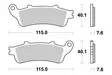 Sbs Jarrupalat Sintered - Moottoripyörän Jarrupalat - 104814 - 1