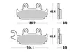 Sbs Jarrupalat Sintered - Moottoripyörän Jarrupalat - 104914 - 1