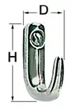 SS Haka 47x27 mm - Veneen Kansihelat & tarvikkeet - 91594 - 1