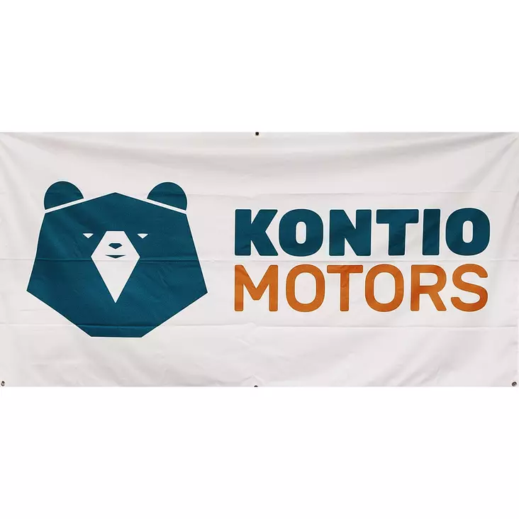 3m x 1,5m Kontio Motors banderolli - Sähköajoneuvojen varaosat - 166305 - 1