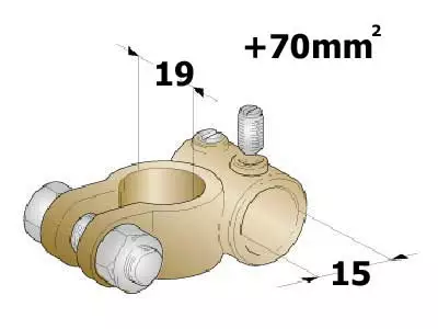 AKKUKENKÄ + 70MM2 MESSINK - Yleisosat ja tarvikkeet - 54345 - 1