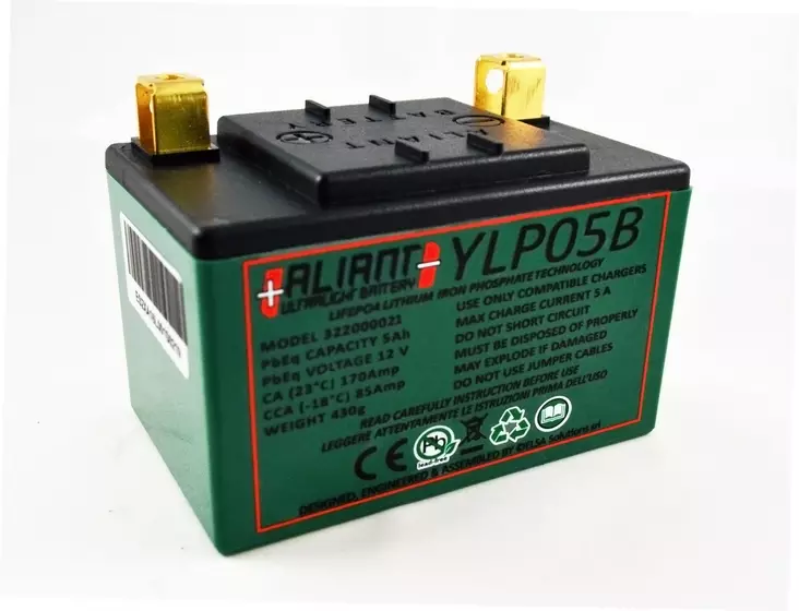 Aliant Ultralight YLP05B lithiumakku - Yleisosat - Akut - 107755 - 1