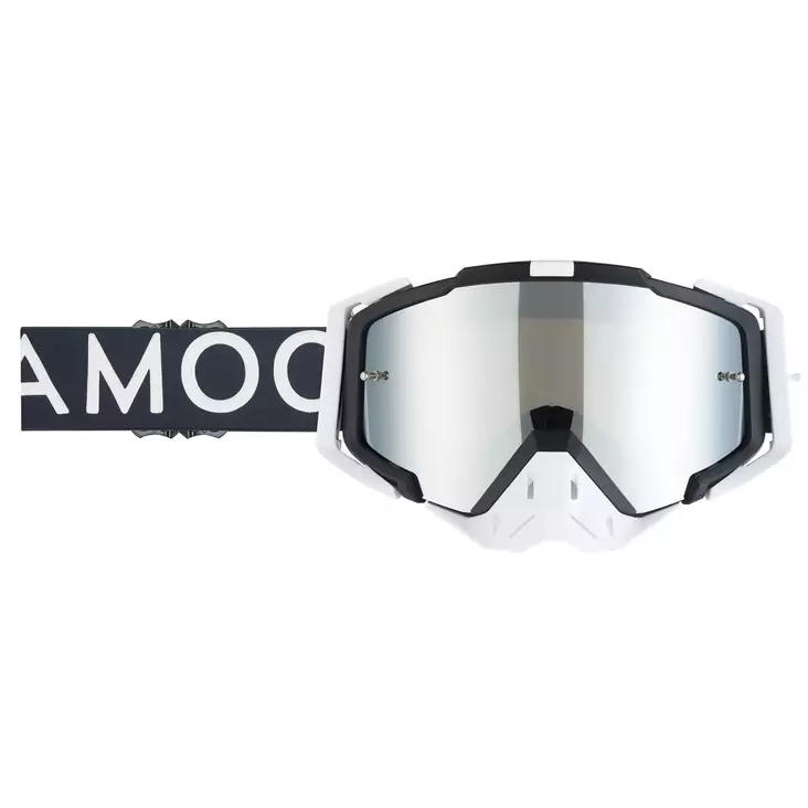 AMOQ Aster Crossilasit Black-White - Silver Mirror - ATV Ajolasit - 84465 - 1