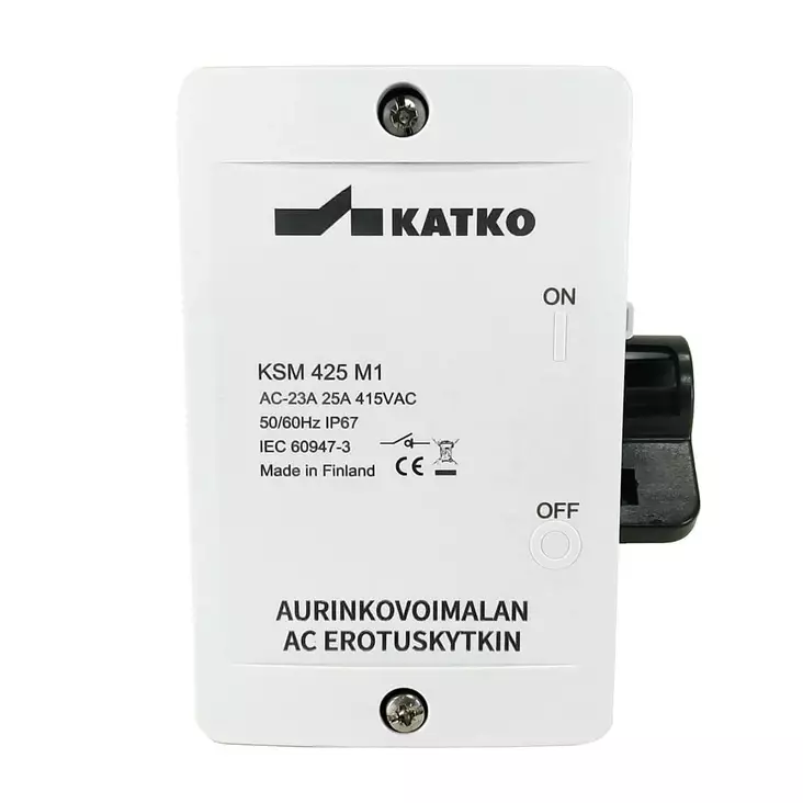 Aurinkovoimalan erotuskytkin - KSM 425 4X25A 400V 11KW - Rengastarvikkeet - 115525 - 1
