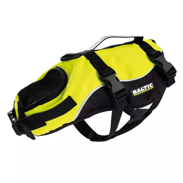 Baltic Maja kissan kelluntaliivi UV-keltainen/musta S 0-3kg - Kelluntaliivit - 113975 - 1