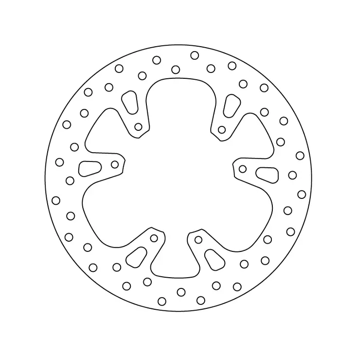 Brembo Serie Oro jarrulevy - Moottoripyörän Jarrulevyt - 102595 - 1