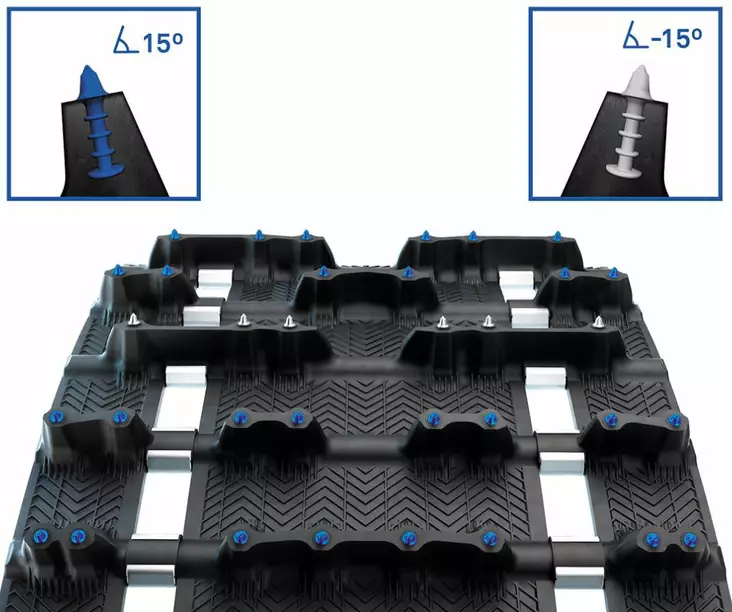 Camso Telamatto ICE Arrowhead 130 38x348 2,86" 33mm - Moottorikelkan Telamatot - 69385 - 1