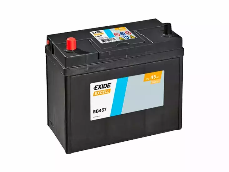EB457 EXIDE EXCELL 45AH 237X127X227 +/- 330A - Yleisosat ja tarvikkeet - 45065 - 1