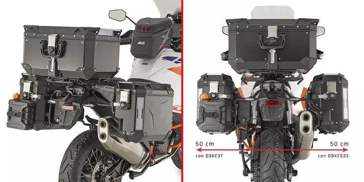 Givi P.Hol KTM 1290 Super Adventure R (21-24) - Moottoripyörän Laukkujen kiinnityssarjat & tavaratelineet - 82825 - 1
