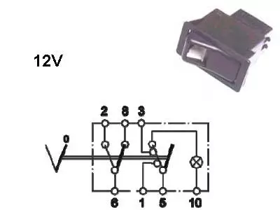 HÄTÄV.KATK+SYMB.12V 6-NAP - Yleisosat ja tarvikkeet - 74595 - 1