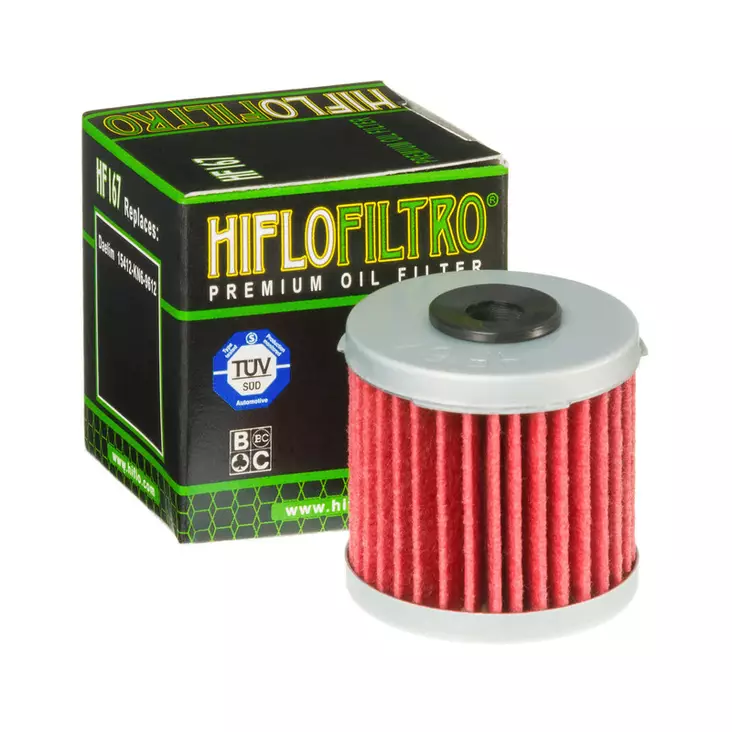 HiFlo öljynsuodatin HF167 - Moottoripyörän Öljynsuodattimet - 106595 - 1