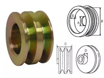 HIHNAPYÖRÄ 17/67MM 2X10 - Yleisosat ja tarvikkeet - 42365 - 1