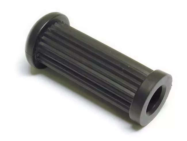 Jalkatapin kumi, sisä Ø 21mm, pituus 108mm - Mopon & Skootterin Jalkatapit - 97825 - 1