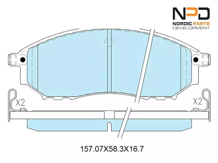 JARRUPALASARJA NPD ETU, INFINITI, NISSAN, RENAULT - Yleisosat ja tarvikkeet - 15645 - 1