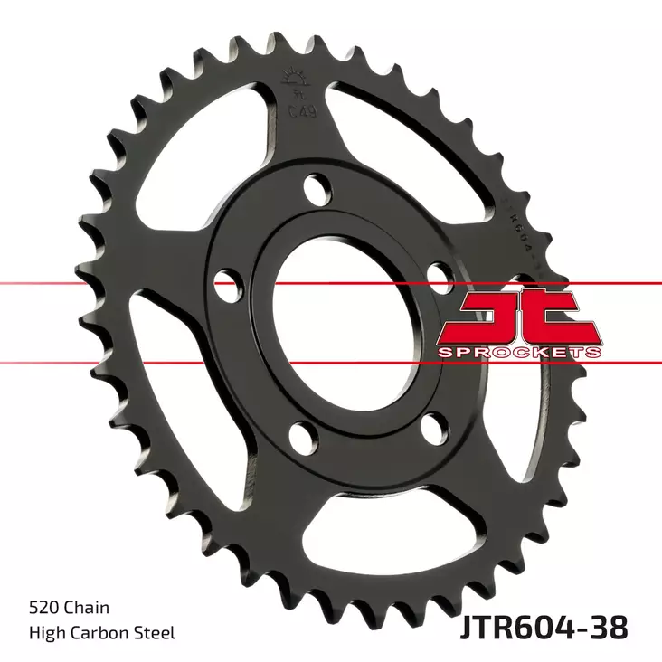 JT Takaratas JTR604.38 - Moottoripyörän Ketjut & rattaat - 99775 - 1