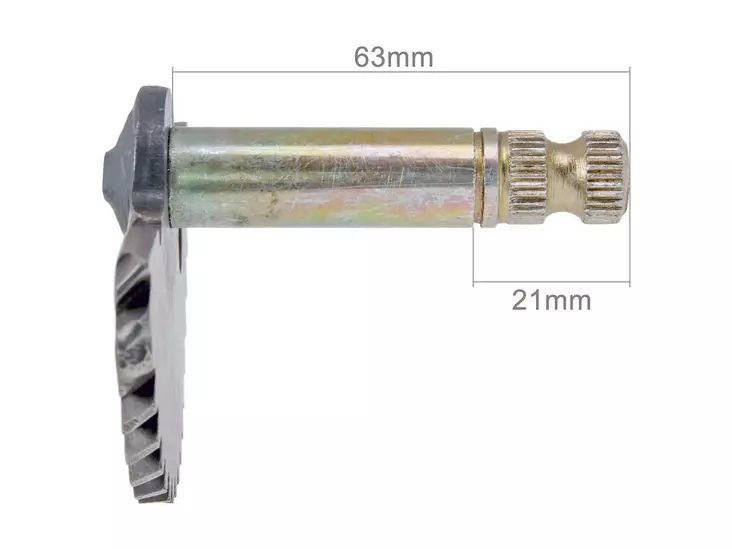 Käynnistyspolkimen aksila, 63mm/21mm, Kiina-skootterit 4-T 50cc / Peugeot 4-T / - Mopon & Skootterin Käynnistimen osat - 97905 - 1