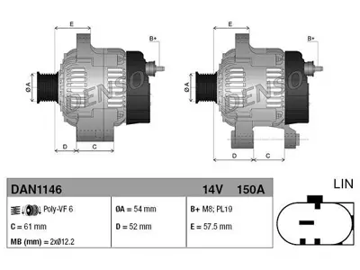 LATURI 150A FIAT,ALFA,JEEP - Yleisosat ja tarvikkeet - 39525 - 1