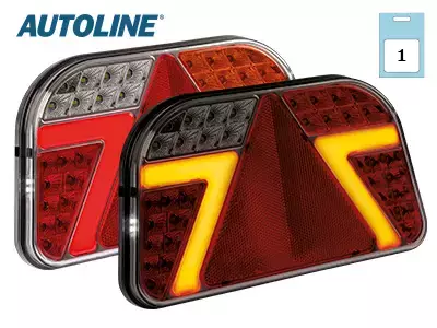 LED-TAKAVALO OIKEA 12-24V 240X140X31 - Yleisosat ja tarvikkeet - 50905 - 1
