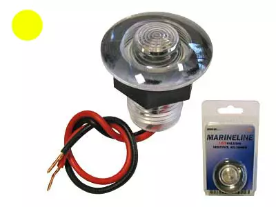 LED VALAISIN # VESITIIVIS KELTAINEN 12V - Yleisosat ja tarvikkeet - 46595 - 1