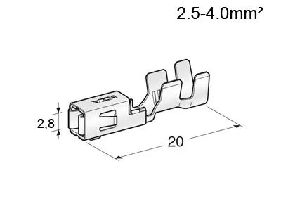LIITIN MINI F280 2,5-4MM2 - Yleisosat ja tarvikkeet - 70945 - 1