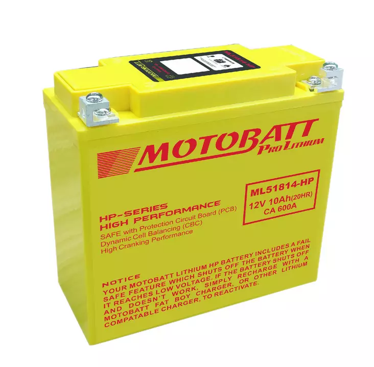 Motobatt lithium akku MPL51814-HP - Yleisosat - Akut - 107005 - 1