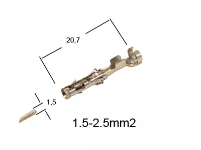 NAARASLIITIN 1,5-2,5MM2 --> 01202 - Yleisosat ja tarvikkeet - 72645 - 1