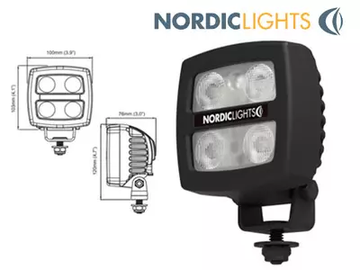 NORDIC SPICA LED PERUUTUSVALO N24R - Yleisosat ja tarvikkeet - 51875 - 1