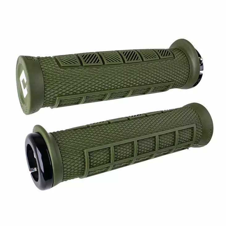 ODI Elite PRO V2.1 E-MTB Lock-On Grip 130mm Army Green/Black - Moottoripyörän Ohjaus & hallinta - 80895 - 1