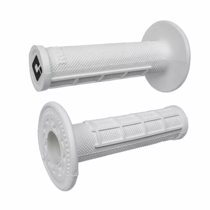 ODI Glue-On Grip Half-Waffle MX Single-Ply (Ruffian) White (Pro Soft) - Moottoripyörän Ohjaus & hallinta - 80515 - 1