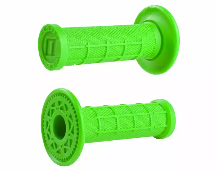ODI Glue-On Grip Mini-MX Half-Waffle Single-Ply Green - Moottoripyörän Ohjaus & hallinta - 81205 - 1