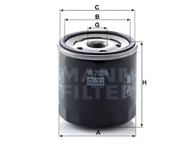 ÖLJYNSUODATIN MANN, CHRYSLER - Yleisosat ja tarvikkeet - 64655 - 1