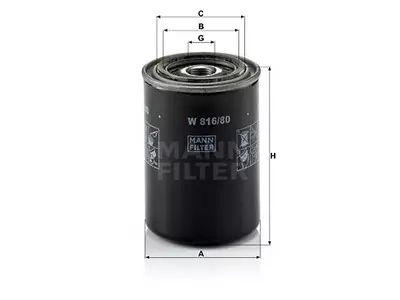 ÖLJYNSUODATIN MANN, DAIHATSU - Yleisosat ja tarvikkeet - 63985 - 1