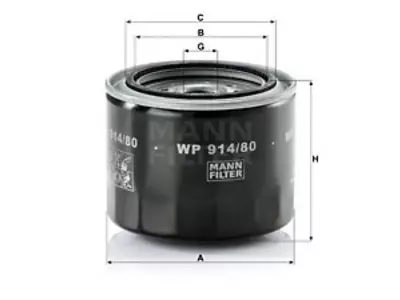 ÖLJYNSUODATIN MANN, TOYOTA - Yleisosat ja tarvikkeet - 63055 - 1