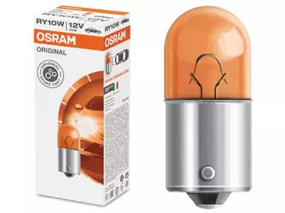 OSRAM ORIGINAL 12V 10W RY10W BAU15S AMBER - Yleisosat ja tarvikkeet - 74805 - 1