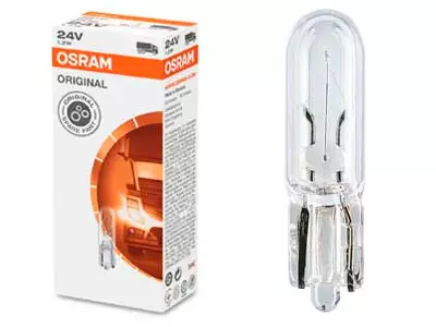 OSRAM ORIGINAL 24V 1,2W W2X4,6D - Yleisosat ja tarvikkeet - 74665 - 1