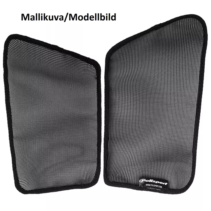 Polisport Radiator louvers Mesh for Yamaha YZ450F 18-22 YZ250F 19-23 black - Moottoripyörän Suojat & suojukset - 105515 - 1