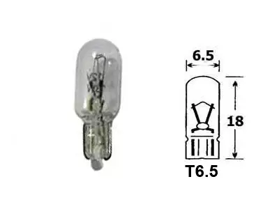 POLTTIMO 12V 3W T6,5 LASI - Yleisosat ja tarvikkeet - 67815 - 1