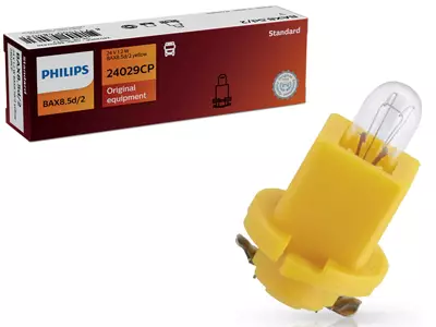POLTTIMO PHILIPS 24V 1,2W BAX8,5D/2 YELLOW - Yleisosat ja tarvikkeet - 74325 - 1