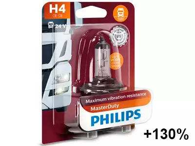 POLTTIMO PHILIPS H4 24V MASTERDUTY BLISTER - Yleisosat ja tarvikkeet - 74225 - 1