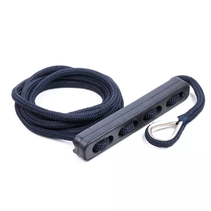 Qvarken Kiinnitysköysi Dockline joustimella 12mm 4m navy sin - Veneen kiinnitys - 110505 - 1