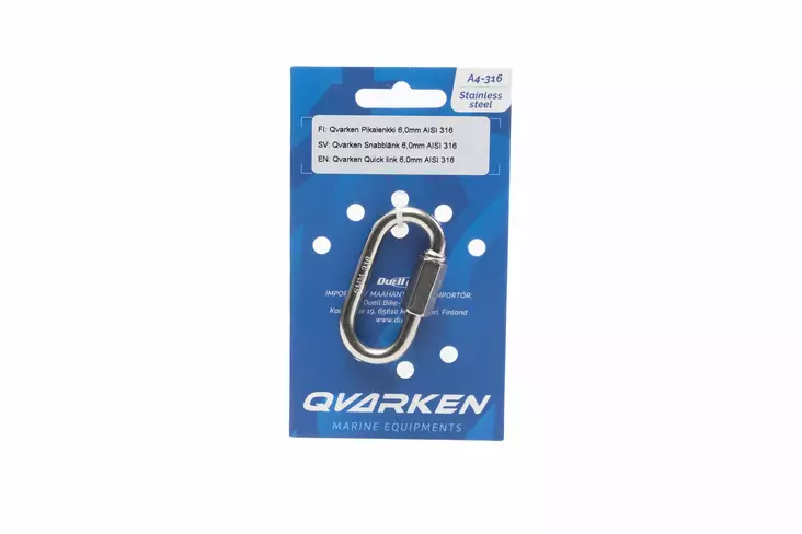 Qvarken Pikalenkki 6,0x44,5mm - Veneen Karabiinit & sakkelit - 90035 - 1