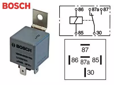 RELE 12V 20/30A, 87A 5-NAP., PITIMELLÄ - Yleisosat ja tarvikkeet - 75755 - 1