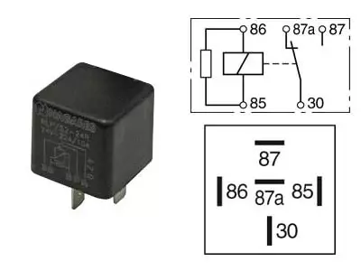 RELE 24V 10/22A 5-N. 87A, VASTUS, ILMAN PIDINTÄ - Yleisosat ja tarvikkeet - 71175 - 1