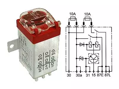 RELE ABS MB W201,W202 9-NAP - Yleisosat ja tarvikkeet - 70385 - 1